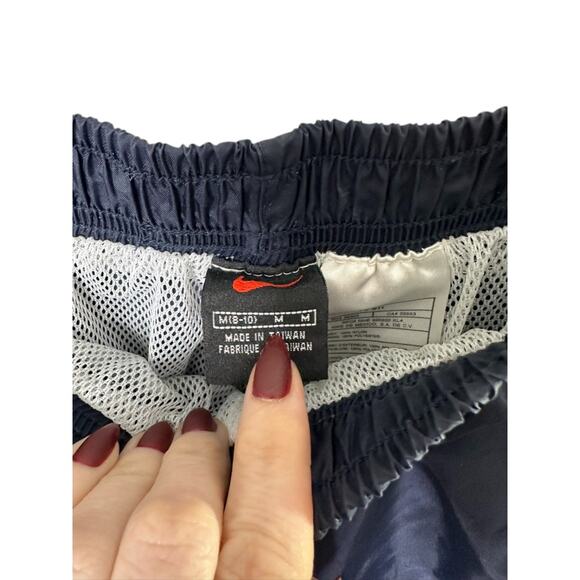 Vintage Nike Windbreaker Jacket & Pants Tracksuit Windsuit White Blue M 8/10 - Picture 11 of 13